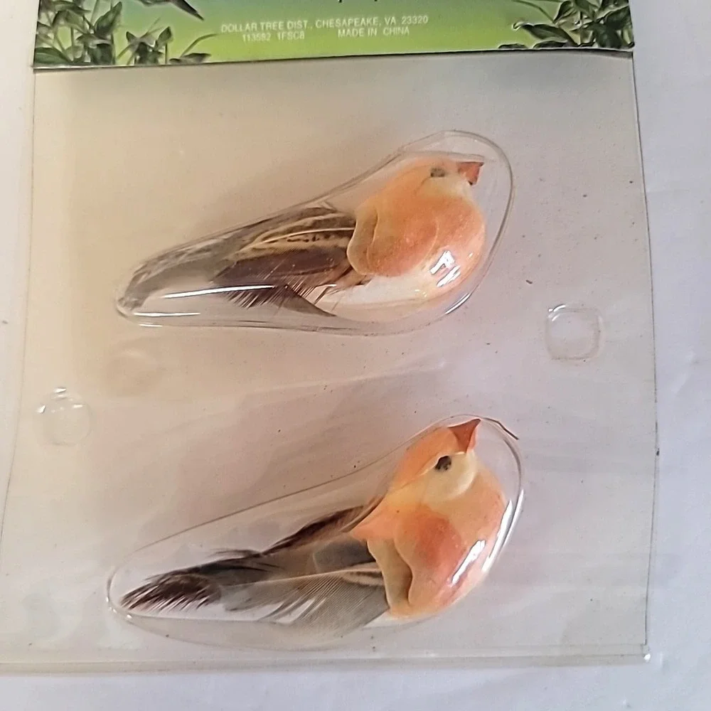 NOS Lot of 7 Colorful Craft‎ Birds 3